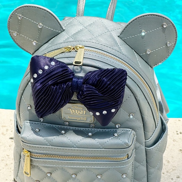 Disney Cruise Line WISH inaugural Loungefly backpack Cinderella Blue NWT main image 7
